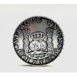 1756 8 Reales coin Mexico MM possibly a restrike 27.3gm 39.7mm UK Postage: £15.04