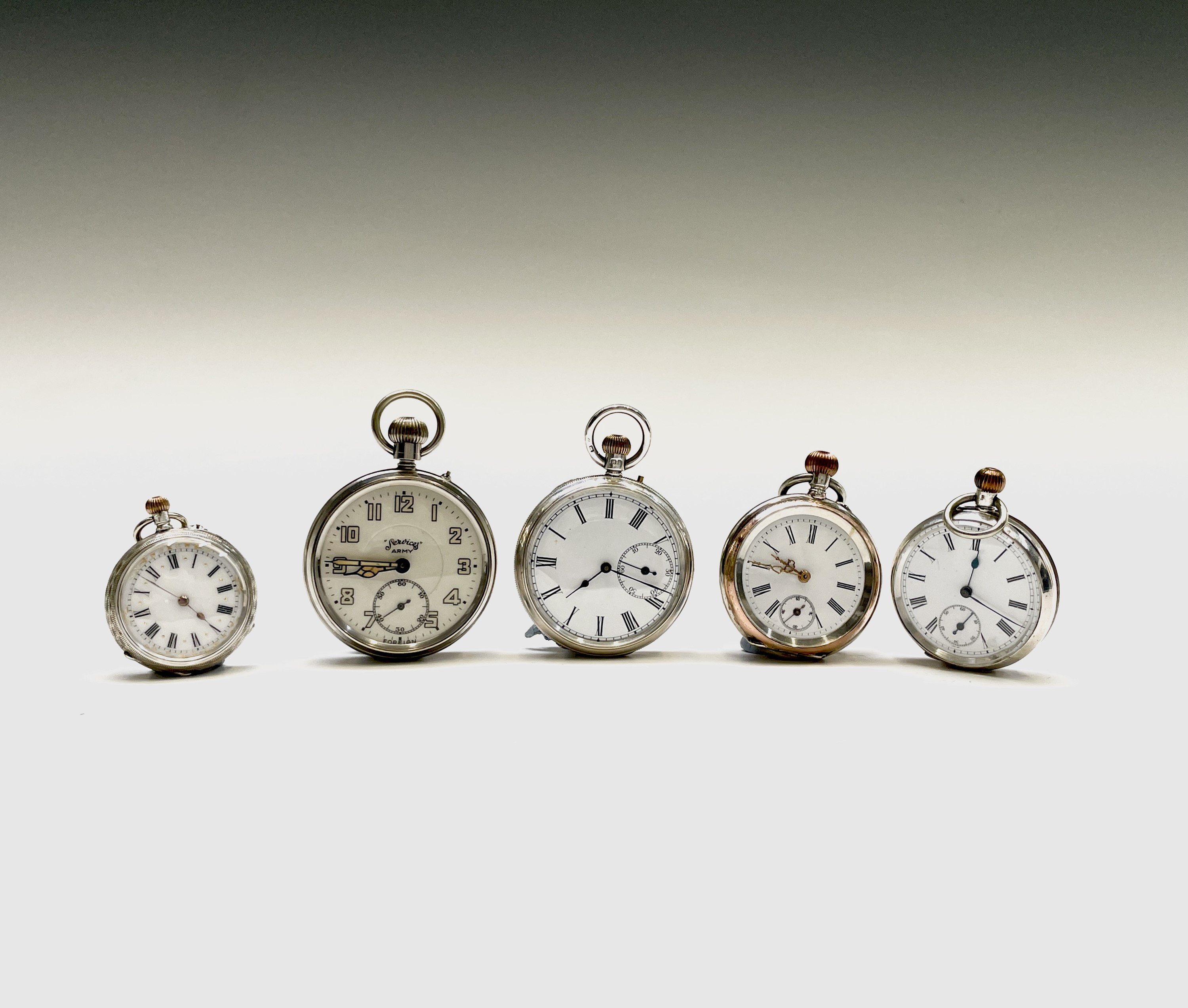 Five keyless watches. Phillip Wadsworth. Died 2020 Originally from Nottinghamshire, Wadsworth