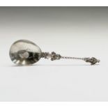 A late Victorian Apostle finial spoon by William Hutton & Sons Ltd London 1898, 18cm, 1.44oz UK