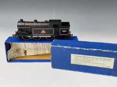 Hornby Dublo 3 Rail N2 0-6-2T Tank Engine Model no. EDL17. A boxed black middle period British