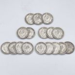 Great Britain King George V Halfcrowns 1911-19 (pre 1920 silver) - Select examples (x17) Comprising: