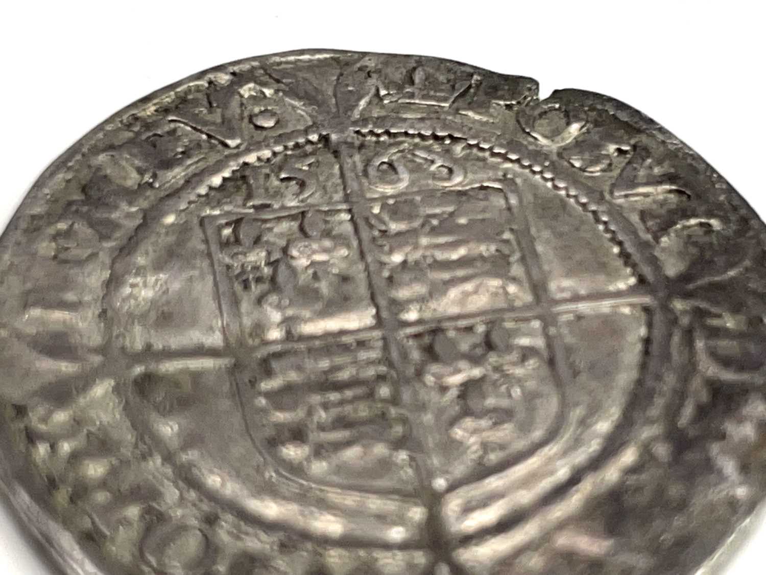 Elizabeth I, Sixpences x 2 1568 F, a few knocks; 1569 F Condition: please request a condition report - Image 4 of 4