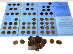 Pennies 1881 to 1929 plus "H" and "KN" Varieties. A complete run in two Whitman Folders from 1881 to