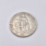 Great Britain King Edward VII 2/- coin RARE 1905 EXAMPLE (x1) Hard to find coin with clear date in