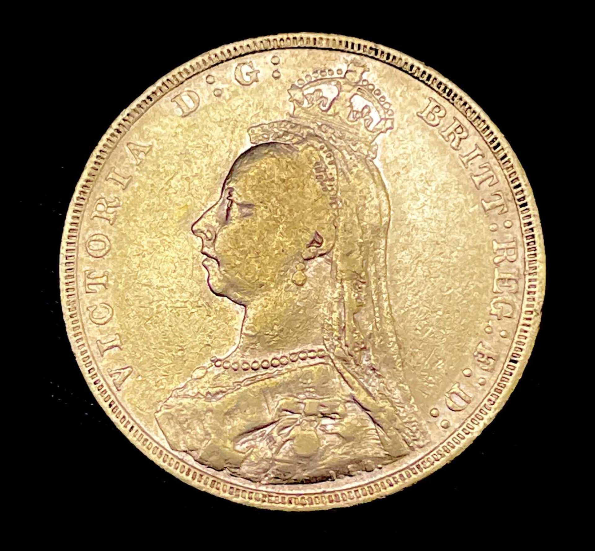 Great Britain Gold Sovereign 1890 Jubliee Head Condition: please request a condition report if you - Image 2 of 2