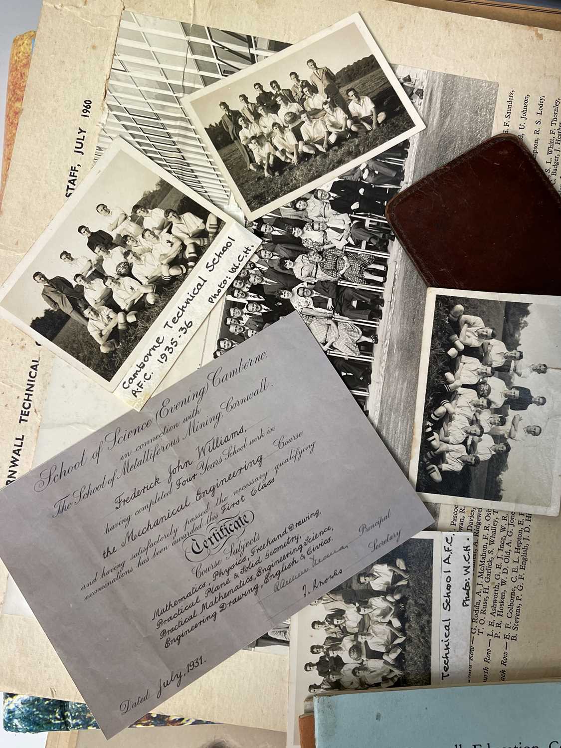 Camborne Interest - Large quantity of Photos and Ephemera mostly relating to Camborne/Redruth. - Image 7 of 23