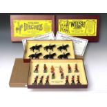 Britains - Lifeguards and Welsh Guards - boxed sets 5184 and 5186. 18 figures in total. Condition: