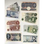 Bank of England and Scotland Bank Notes - All in good to uncirculated condition Small selection