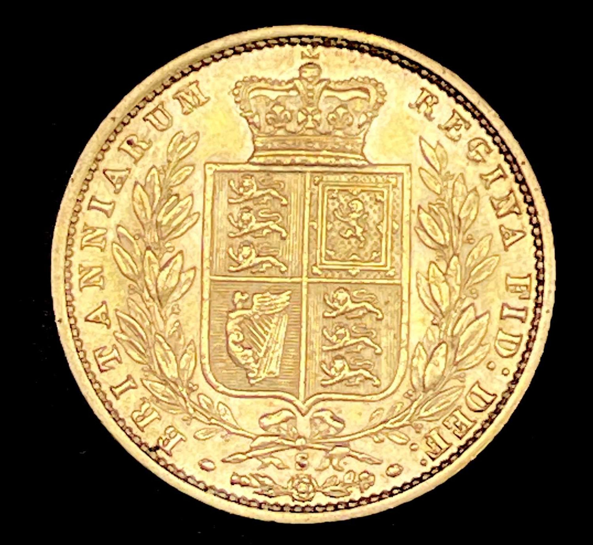 Great Britain Gold Sovereign 1877 Shield Bank. Sydney Mint. Condition: please request a condition