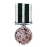 Exeter City Police Long Service and Efficiency Medal. A silver un-named medal in excellent