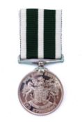 Exeter City Police Long Service and Efficiency Medal. A silver un-named medal in excellent