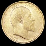 Great Britain Gold Sovereign 1908 NEF Edward VII. Melbourne Mint mark Condition: please request a