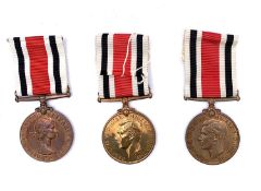 Police-Special Constabulary Long Service Medals (x3) Comprising boxed medals as follows: a) Georve