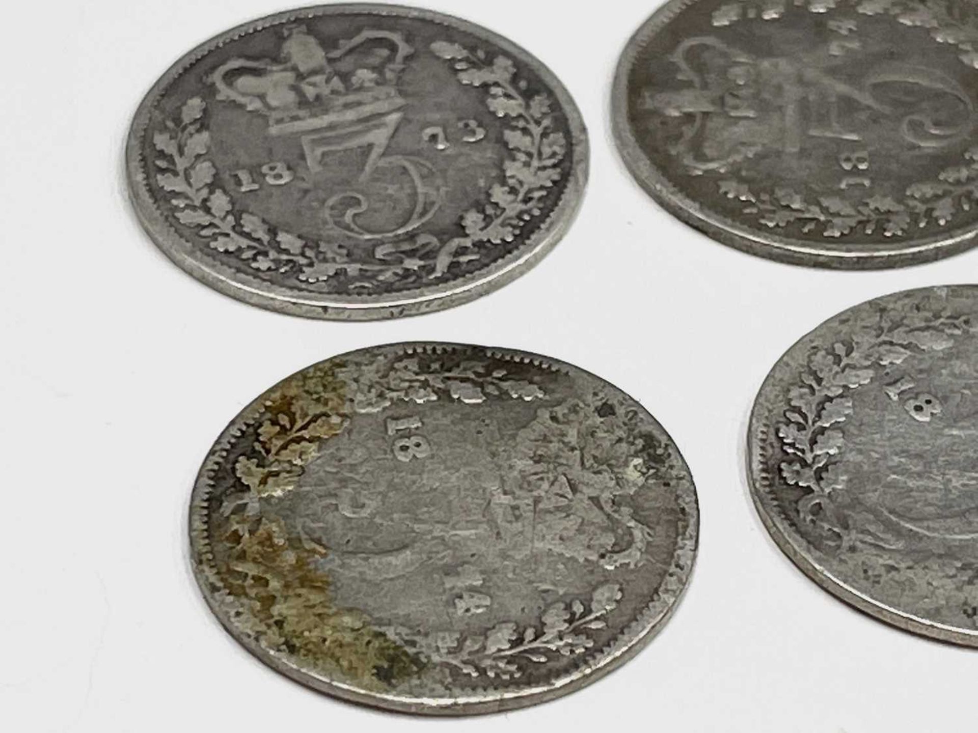 Great Britain Silver 3d - William IV to Queen Victoria Young Head (x 96) Comprising: 1835 (x2), 1836 - Image 17 of 22