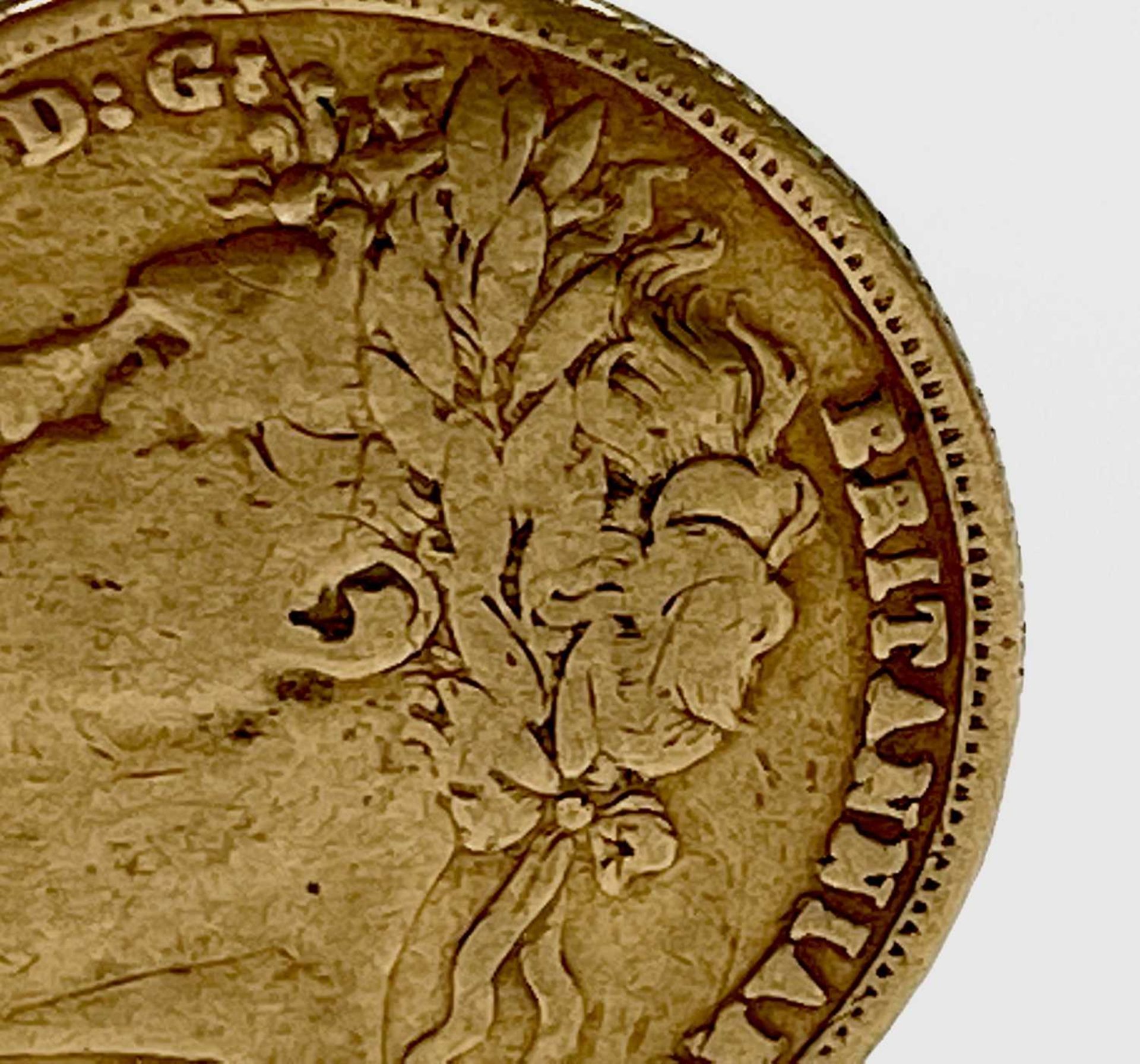 Great Britain Gold Sovereign 1821 George IV - worn but legible Condition: please request a condition - Image 6 of 6