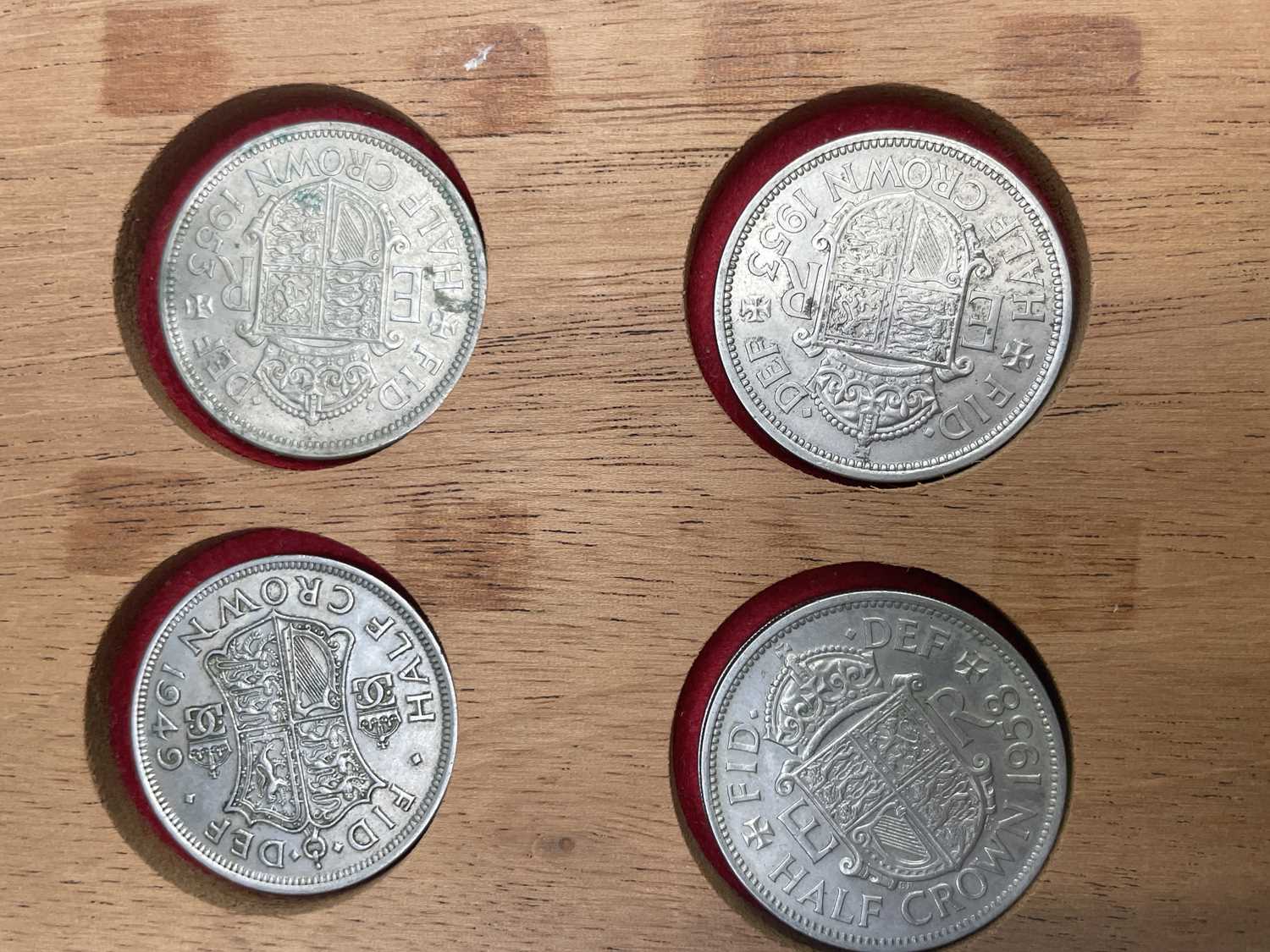Great Britain King George VI Halfcrowns Silver and Cupro nickel & Queen Elizabeth II Comprising 17 - Image 4 of 7