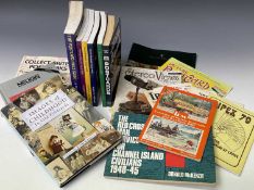 Postcard and Postal History Catalogues and Reference Books. A box containing approx. 15 volumes also