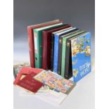 G.B. and World Stamps Collection in 8 volumes and loose. Three albums of mint G.B. including £150