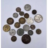 Counterfeit Coins (x20): A small pot containing G.B. counterfeit coins from 1700's to 1930's