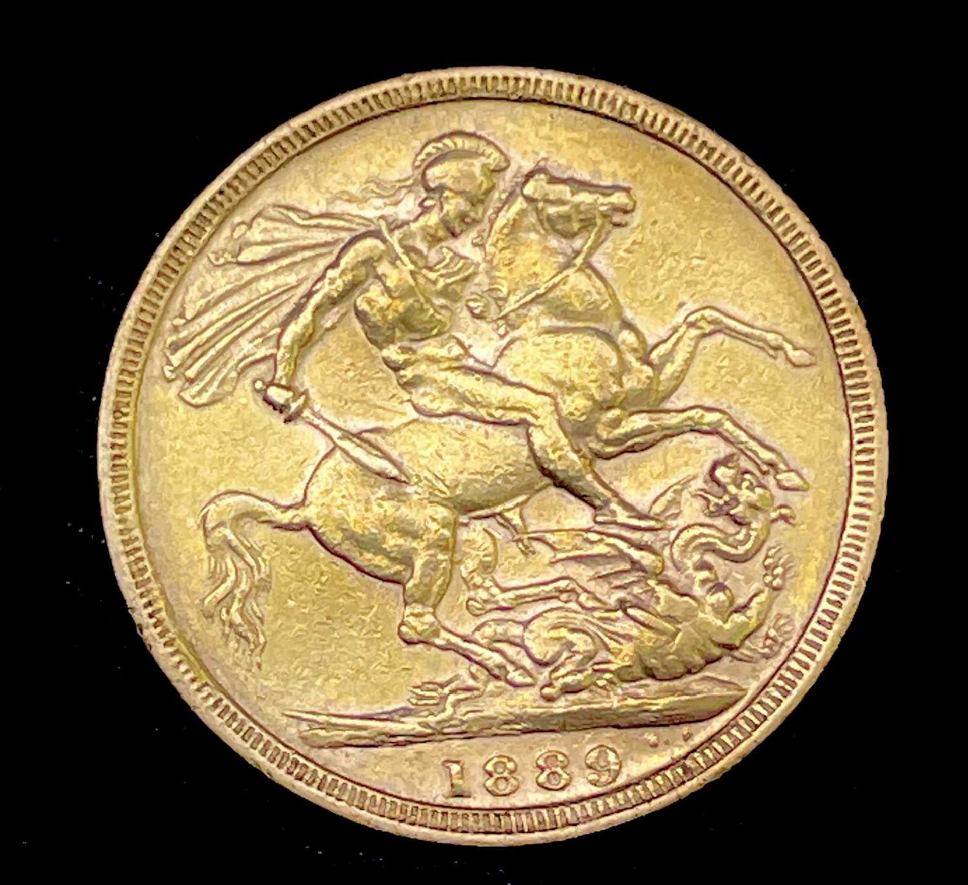 Great Britain Gold Sovereign 1889 Jubilee Head Condition: please request a condition report if you