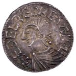 Aethelred II 978-1016 Long cross 1d, moneyer carca, Exeter. Very nice grade. Condition: please