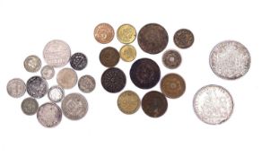 America - Central and South. An interesting accummulation of mainly 19th century silver and copper