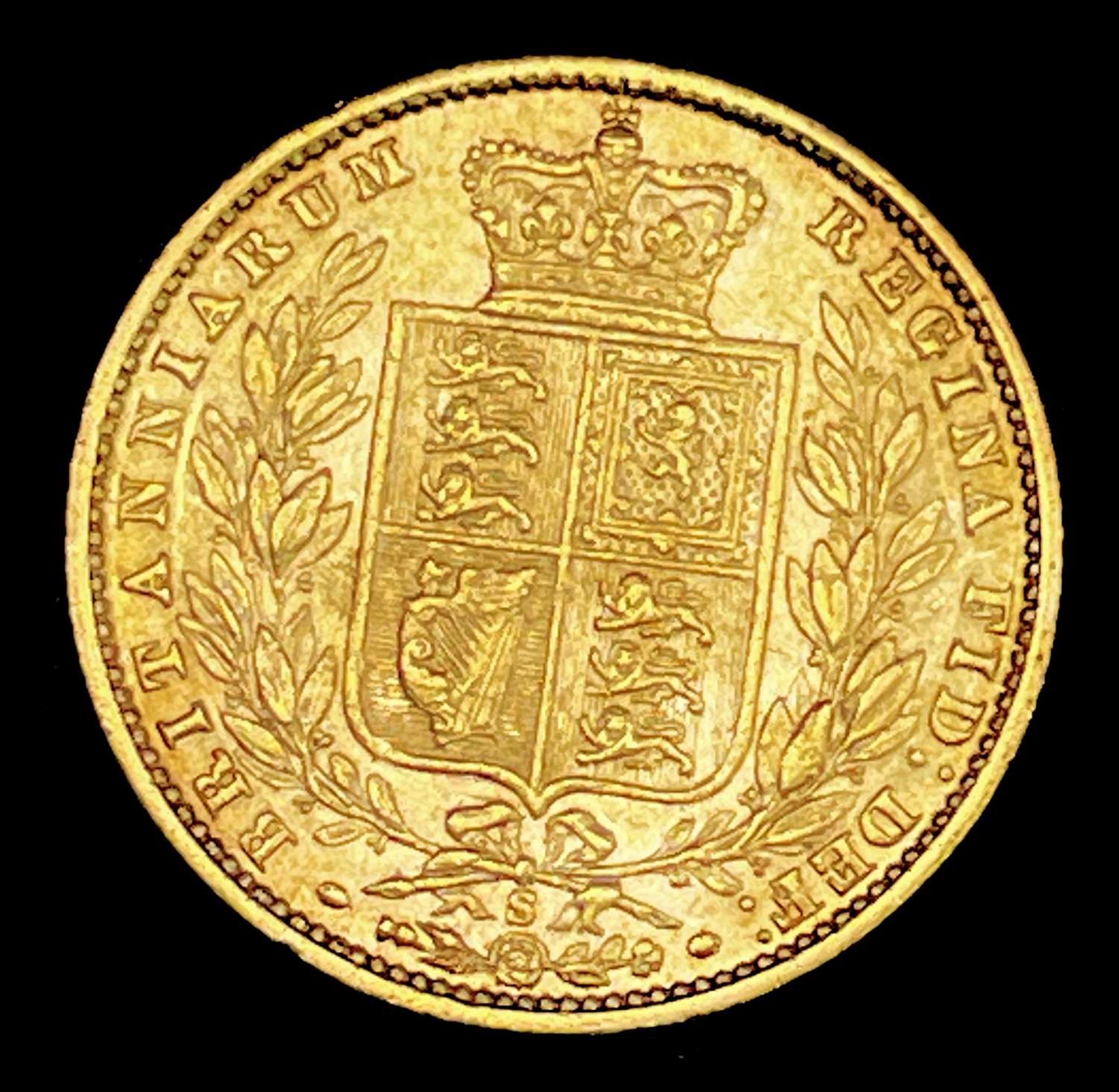 Great Britain Gold Sovereign 1875 Shield Back. Sydney Mint. Condition: please request a condition - Image 3 of 5