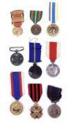 Police Medals, etc - Mixed Lot. Comprising - 2 Polish Police Medals, Belgium Gendarmerie Medal,