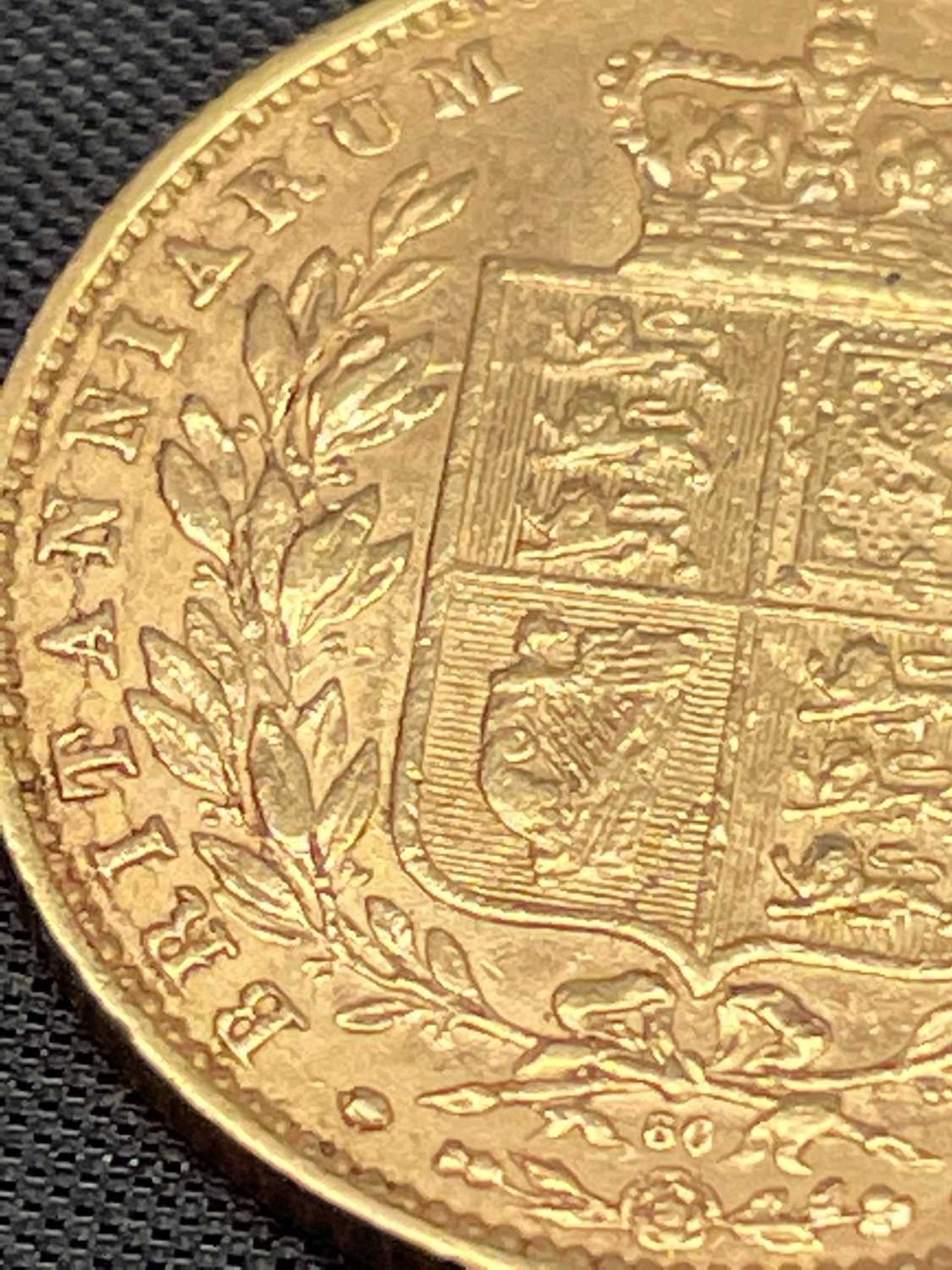 Great Britain Gold Sovereign 1869 Die no.60. Shield Back. Condition: please request a condition - Image 5 of 5