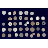 World Coins: Eastern Europe, Russia, Middle East, Far East, etc. Lot comprises a tray and three bags