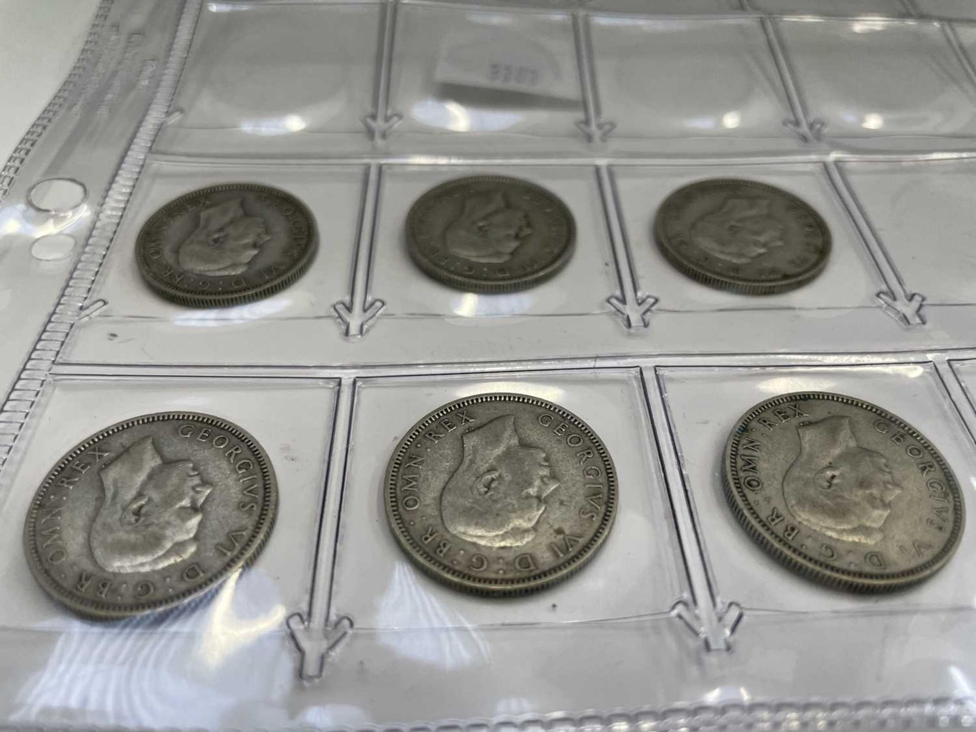 Great Britain pre 1947/pre 1920 silver coins Lot comprises: 2/6d (x2), 2/- (x12), 1/- (x33), 6d ( - Image 6 of 8