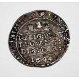 Charles I 6d Bristol Mint, Plumelet before face 1644, F Condition: please request a condition report