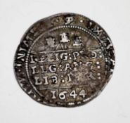 Charles I 6d Bristol Mint, Plumelet before face 1644, F Condition: please request a condition report