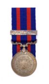 Bolton Borough Police Good Service Medal. A silver medal with "over 25 years" bar. Awarded to "P.C.