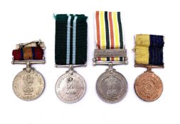 India Police Medals. Police Independence Medal 1950 (x2), Indian Police Special Duty Medal 1962 with