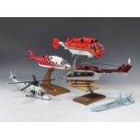 Large Size Diecast / Plastic Helicopters (x4). Comprising: A Eurocopter, A Citic offshore Helicopter