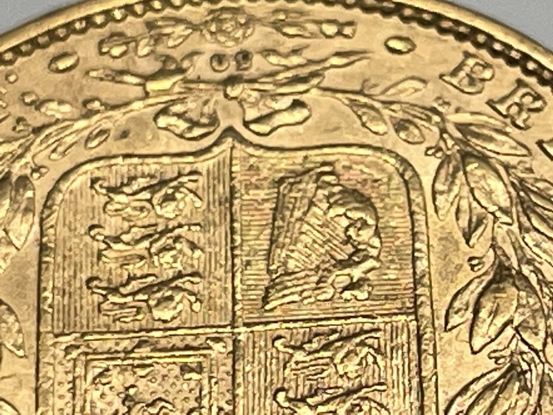 Great Britain Gold Sovereign 1866 Die no.50 Shield Back Condition: please request a condition report - Image 3 of 5