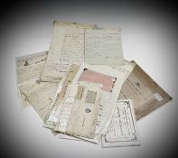 19th Century Military Autographs. 20+ letters, etc. All signed by prominent military officers - many