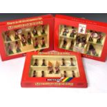 Britains - Scots Guards sets 7206 and 7207 and Hamleys Special Edition - all boxed. 30 figures in