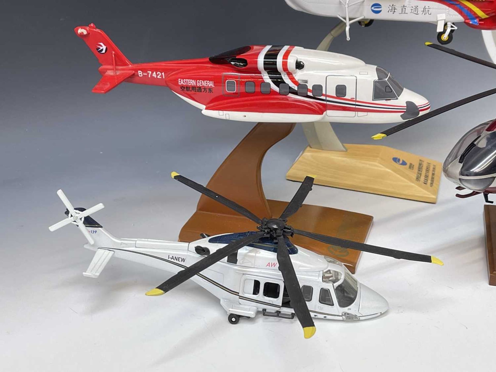 Large Size Diecast / Plastic Helicopters (x4). Comprising: A Eurocopter, A Citic offshore Helicopter - Image 5 of 5