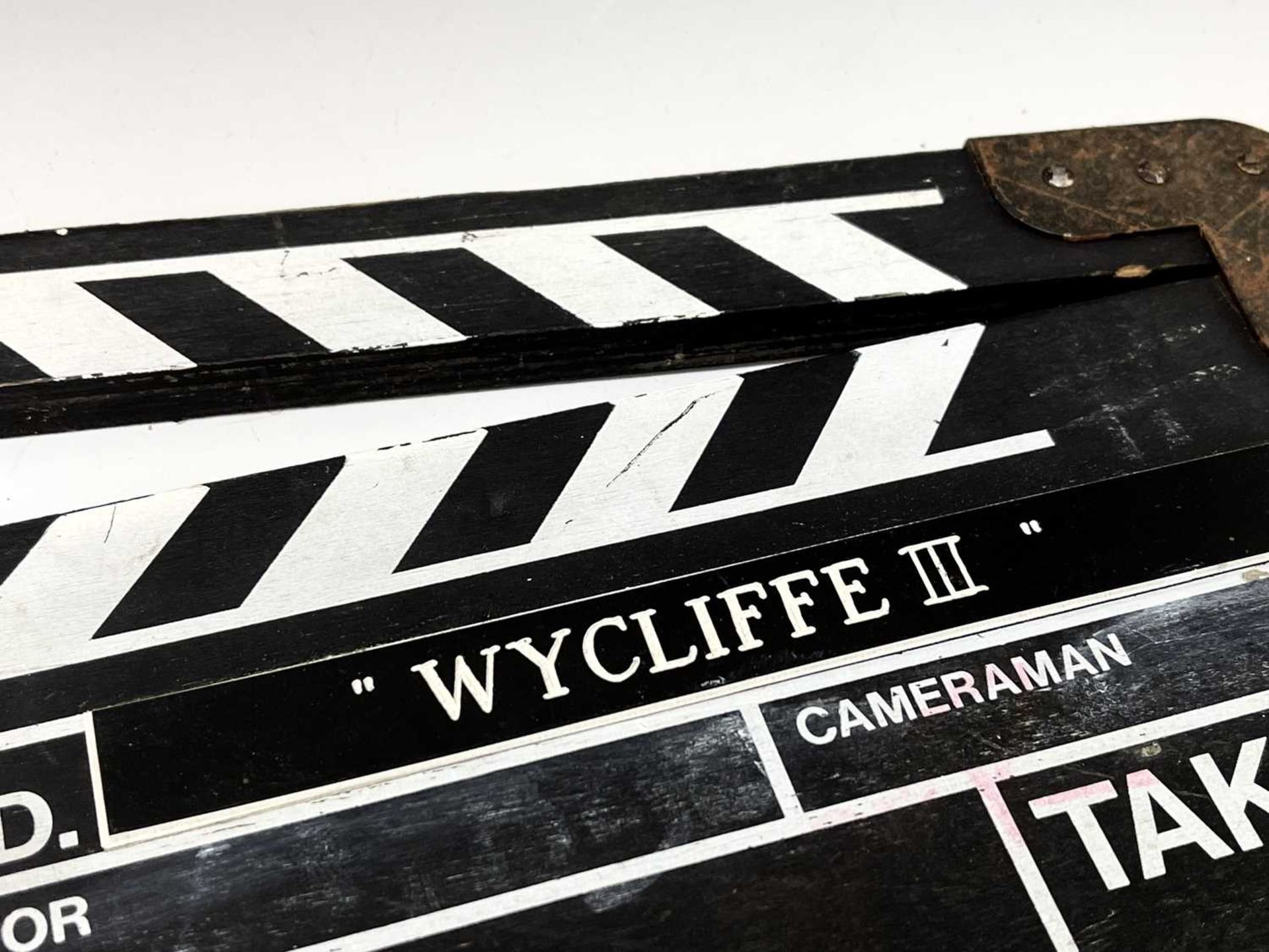 Wycliffe TV Detective Interest. A "Wycliffe 3" clapperboard plus a second larger un-named - Image 4 of 4