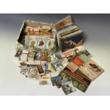 Brooke-Bond and other Trade Cards and some Cigarette cards. A box containing a quantity of trade