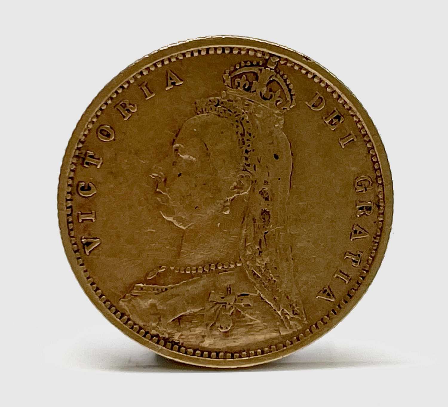 Great Britain Gold Half Sovereign1893 Queen Victoria Shield Jubliee head Condition: please request a - Image 2 of 6