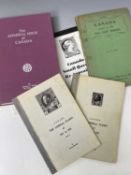 Canada Reference Book, Admiral 1911 to 1925 issues etc, Reference Books. Comprising 5 volumes: 1: "