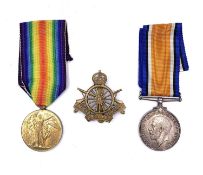 1st World War pair Comprising British War Meal and Victory Medal awarded to 12734 Acting Corporal E.