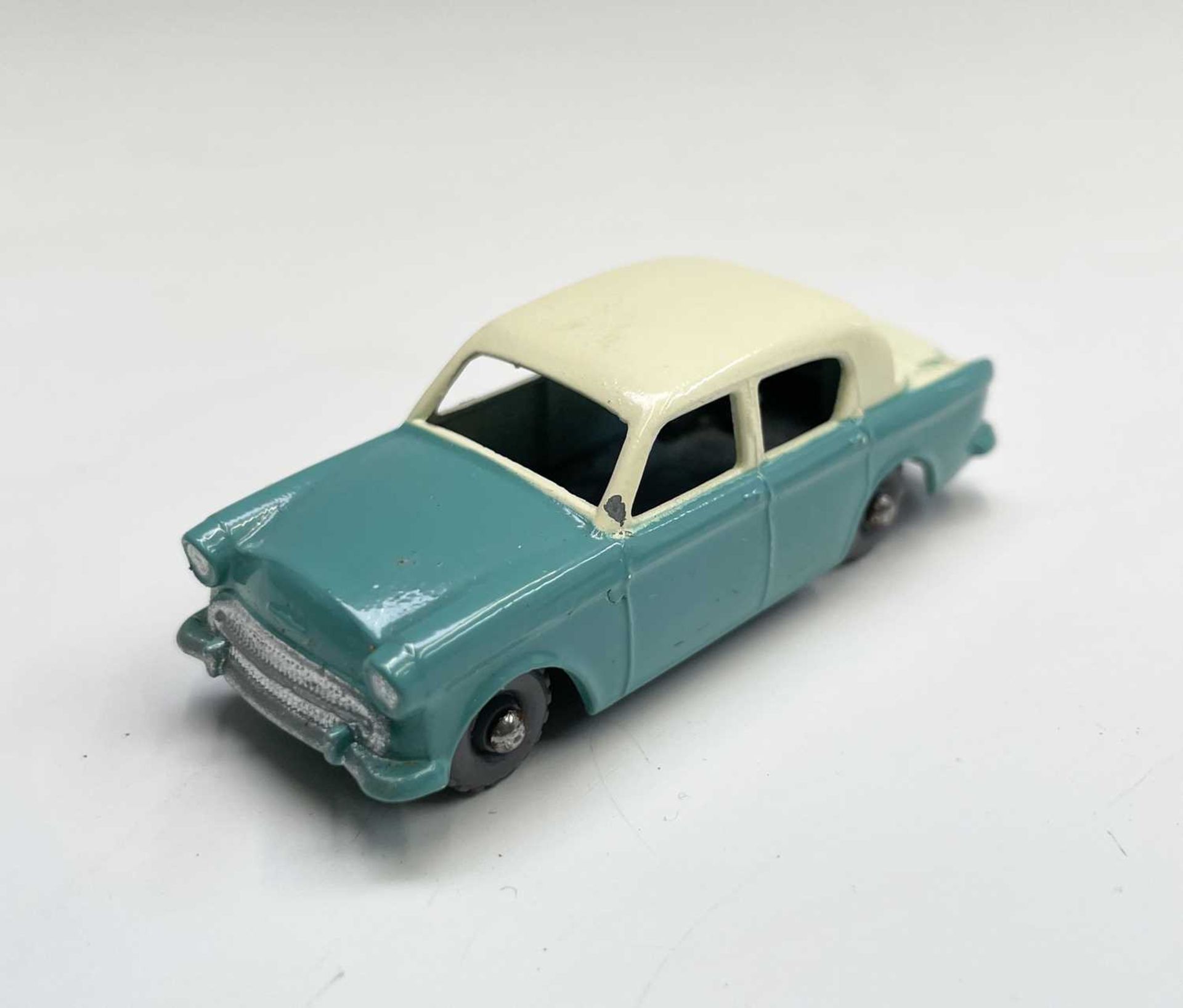 Lesney - Matchbox Toys nos 12 and 43. Land Rover Series II, B.P.W, rounded axles, mint boxed. - Image 3 of 5