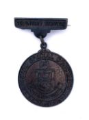 Leamington Special Constabulary 1918 Voluntary Service Medal. A bronze medal awarded to C.J.