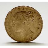 Great Britain Gold Sovereign 1847 Queen Victoria Shield Back Condition: please request a condition