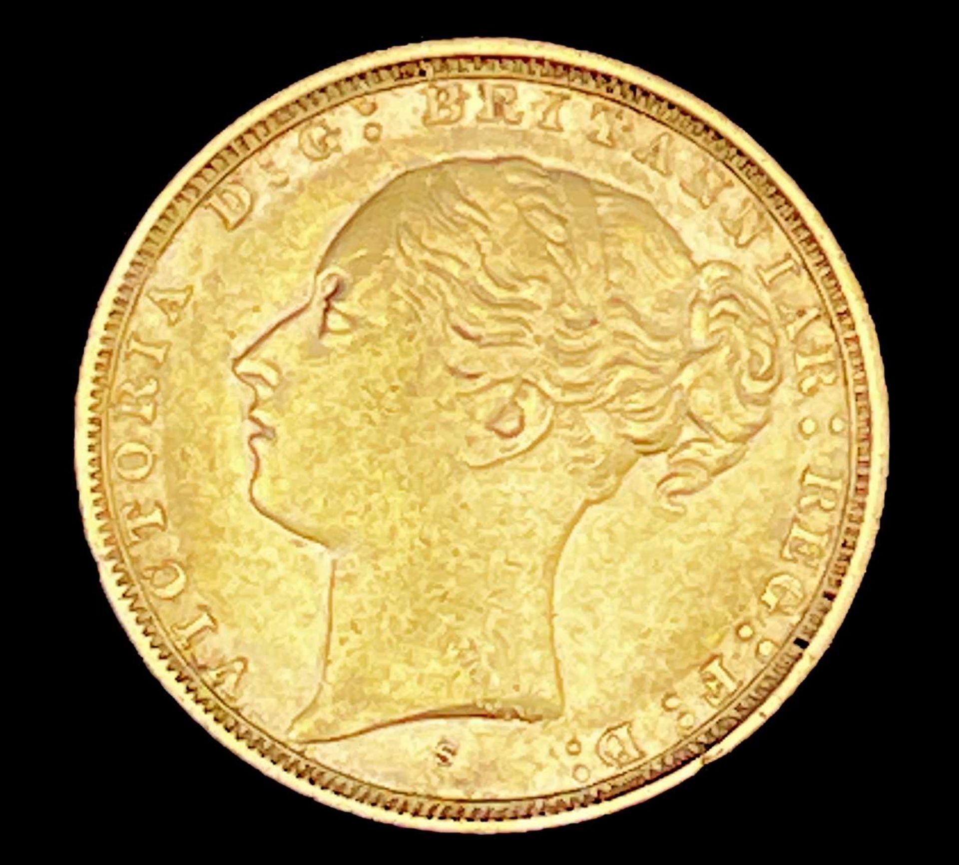 Great Britain Gold Sovereign 1881 George & Dragon Additional Information: Sydney mint mark is - Image 4 of 4