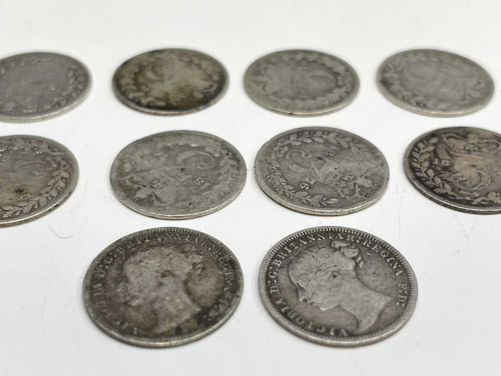 Great Britain Silver 3d - William IV to Queen Victoria Young Head (x 96) Comprising: 1835 (x2), 1836 - Image 15 of 22